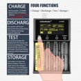 thumbnail image 2 of LiitoKala lii-M4S 4 Slots 18650 Battery Smart Charger LCD Display, 2 of 8