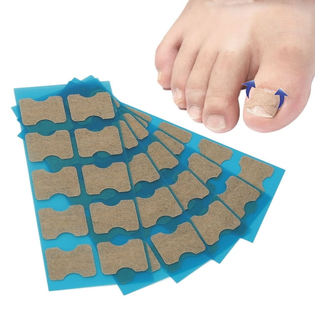 Adhesivos Para Corrección De Uñas De Los Pies, Parches Elásticos Suaves Para El Cuidado De Las Uñas De Los Pies, Sin Gel, 50 Unidades Para Tratamiento De Pedicura