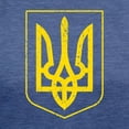 thumbnail image 3 of CafePress - Ukraine Coat Of Arms T Shirt - Womens Tri-blend T-Shirt, 3 of 4