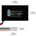 thumbnail image 2 of 9.6V 2000mAh NiMH REPLACEMENT BATTERY FOR NIKKO RC CARS, 2 of 13
