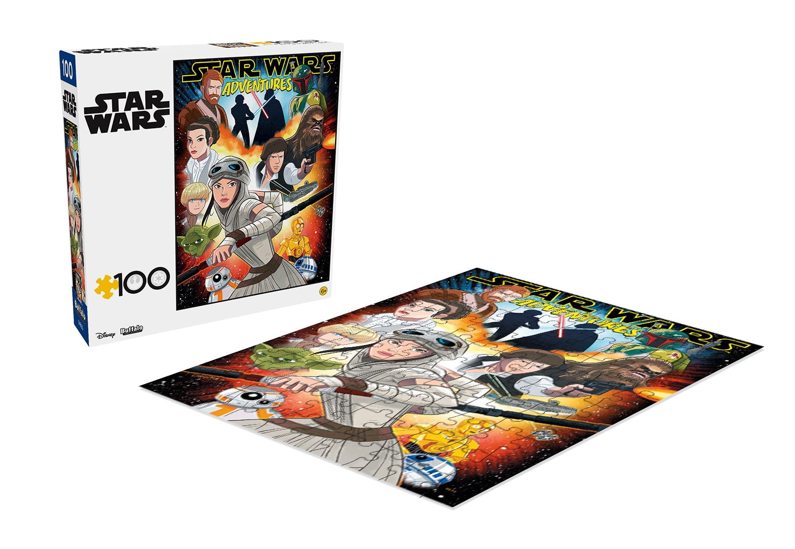 Buffalo Games 100-Piece Star Wars Adventures Child Interlocking Jigsaw Puzzle