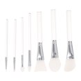 thumbnail image 1 of Shisuyan Brosse d'Application pour Masque Facial Blanche 7 Pcs 6.4x1.2 Po Silicone, 1 of 9