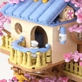 thumbnail image 2 of Cherry Blossom Tree Building Kit, Flowers House Construction Set, Tree House Building Blocks Toys for Adults, 1446 Pieces Mini Bricks, 2 of 5
