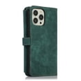 thumbnail image 5 of Dteck iPhone 11 pro Case,PU Leather Magnetic Card Slots Shockproof  Magnetic Flip zipper pocket Cover for iPhone 11 pro 5.8 inch Case,Darkgreen, 5 of 7