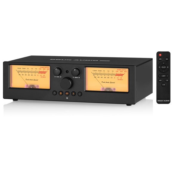 Amplificador/selector de altavoces Douk Audio VU3 PRO con medidor de VU