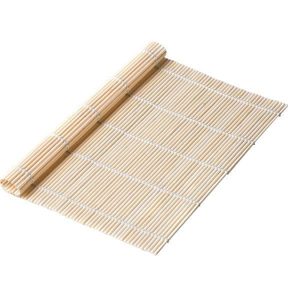 Ayyufe Sushi Rolling Mat 9.06"x8.66" Non-Stick Convenient Bamboo Homemade DIY Sushi Roller Kitchen Tools