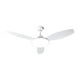 thumbnail image 1 of Ventilador de techo 48, 3 aspas, luz LED, control remoto, acabado blanco mate, 6 velocidades, 1 of 5