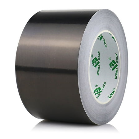 BOMEI PACK Black Aluminum Tape,3 Inch x 30 Yards,Black Foil Tape HVAC Sealing & Patching Hot Cold Air Duct Tape Aluminum Foil Tape for Pipe, Metal Repair, HVAC, Air Ducts, Insulation (3 Inch)
