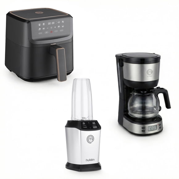 Combo Cocina 3 en 1 Daily Chef Experience MasterChef Freidora de Aire + Licuadora Nutri + Cafetera)