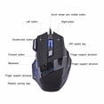 thumbnail image 3 of Mouse Alambrico Gamer RGB LED 7 Botones 1000 3200 DPI, 3 of 4