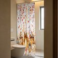 thumbnail image 5 of Thanksgiving Fall Harvest Shower Curtain Set, 72" x 72" Waterproof Polyester Bathroom Curtain with 12 Hooks, Rustic Farmhouse Leopard-Print Pumpkin Vintage Home Decor for Restroom, 5 of 7