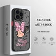 thumbnail image 3 of Cute Disney Mickey Minnie For iPhone 14 13 12 11 Pro Max XS Max X XR 7 8 Plus 6S 5S Frosted Translucent Phone Case, 3 of 5