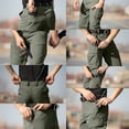 thumbnail image 5 of Lmueinov Men's Waterproof Pants Multi Pocket Outdoor Work Cargo Pants Relaxed Fit Straight Leg Solid Color Trousers for Fishing Golf Work Hiking S-3XL, 5 of 7