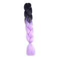 thumbnail image 2 of trenzada Jumbo, extensión de cabello trenzado sintético de 23,62 pulgadas, extensión sintética para rendimiento, fiesta y vacaciones B27, 2 of 9