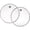 Clear, variant on Remo Clear Ambassador Bass Drum Batter Head - BR132200 22"