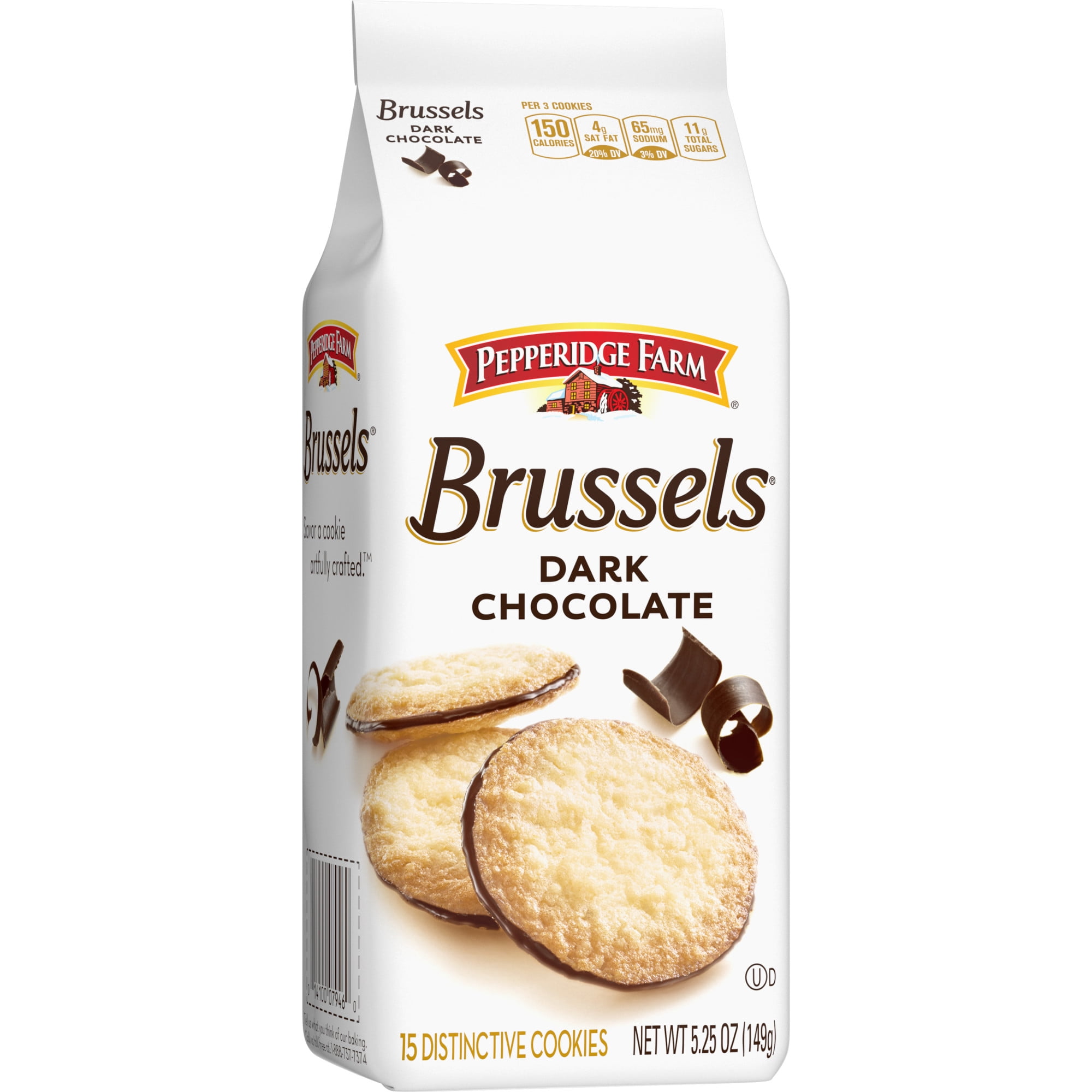 Pepperidge Farm Brussels Lace Cookies 5 25 Oz Bag Walmart Com Walmart Com