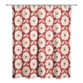 thumbnail image 2 of Creative Products Red Mod Flowers 71x74 Shower Curtain, 2 of 2