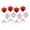 2#E, variant on 12Pcs Valentines Heart Ornaments,Party Hanging Ornaments, Wall Decor Hearts, Shiny Red Ornaments, Pink Heart Baubles, Romantic Party Supplies, Love Theme Decor, Anniversary Party Supplies