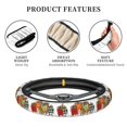 thumbnail image 4 of Gaeub It'S Fall Y'All Breathable Stretch Elastic Steering Wheel Cover, Cool in Summer and Warm in Winter, Universal 15 inch, 4 of 6