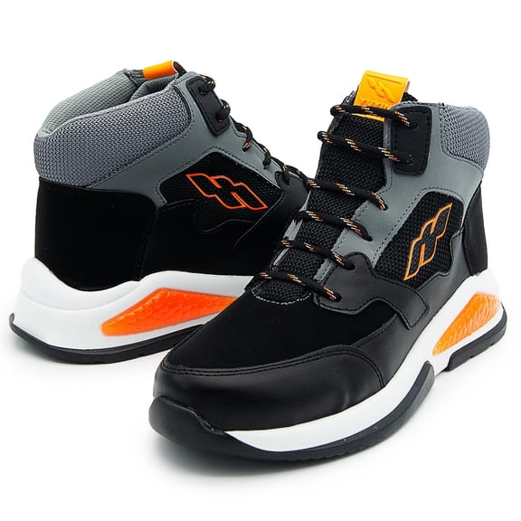 Tenis Bota Yuyin para Niño Casuales Senderismo Negro 25.5
