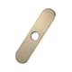 thumbnail image 1 of Grifo de cocina cepillado de acero inoxidable 304, base de placa decorativa de 10 pulgadas, cubierta de baño de 6 pulgadas, 1 of 6