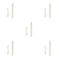 thumbnail image 2 of Injueey 2 Pieces Scoring Creaser Folder Paper Crafts Scraper Tool Handmade Cards Scrapbooking Plastic Household DIY Bookbinding Type2 NO2 Injueey CBP101105, 2 of 6