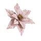 thumbnail image 4 of 2025 Flor de Pascua navideña con purpurina para colgar en el árbol de Navidad, corona floral para hacer tú mismo, decoraciones navideñas para Navidad, 4 of 5