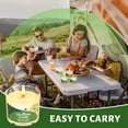 thumbnail image 3 of Giphtpoeet 12PCS Citronella Candle Portable Small Outdoor Candle Bulk for Garden Picnic Camping, 25.2oz Total, 3 of 9