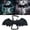 Black, variant on Spooky Angel Wing Cosplay with Adjustable Straps for Small Medium Dogs Halloween Party Photo Prop (White-46x15cm)