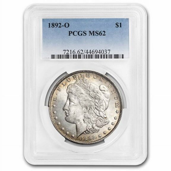 1892-O Morgan Dollar MS-62 PCGS