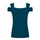 thumbnail image 4 of Fiudx Ofertas Del Día Blusas con Cuello En V para Mujer a La Moda, Camisas con Hombros Descubiertos, Top de Manga Corta, 4 of 7