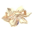 thumbnail image 2 of Crystal Rhinestone Flower Brooch, 2 of 2