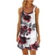thumbnail image 3 of TaTaai Summer Floral Print Dress for Women, Loose Fit Sleeveless Tank Slip Dress, Casual Flowy Ruffle Strap A-Line Midi Dress Gift, 3 of 5
