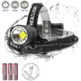 thumbnail image 1 of Linterna frontal LED Xhp-70.2, función de zoom, luz potente, USB, batería 18650, ideal para pescar o acampar, 7000 lúmenes, 1 of 4