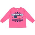 thumbnail image 3 of Inktastic Memorial Day Honor the Fallen with American Flag Boys or Girls Long Sleeve Toddler T-Shirt, 3 of 5