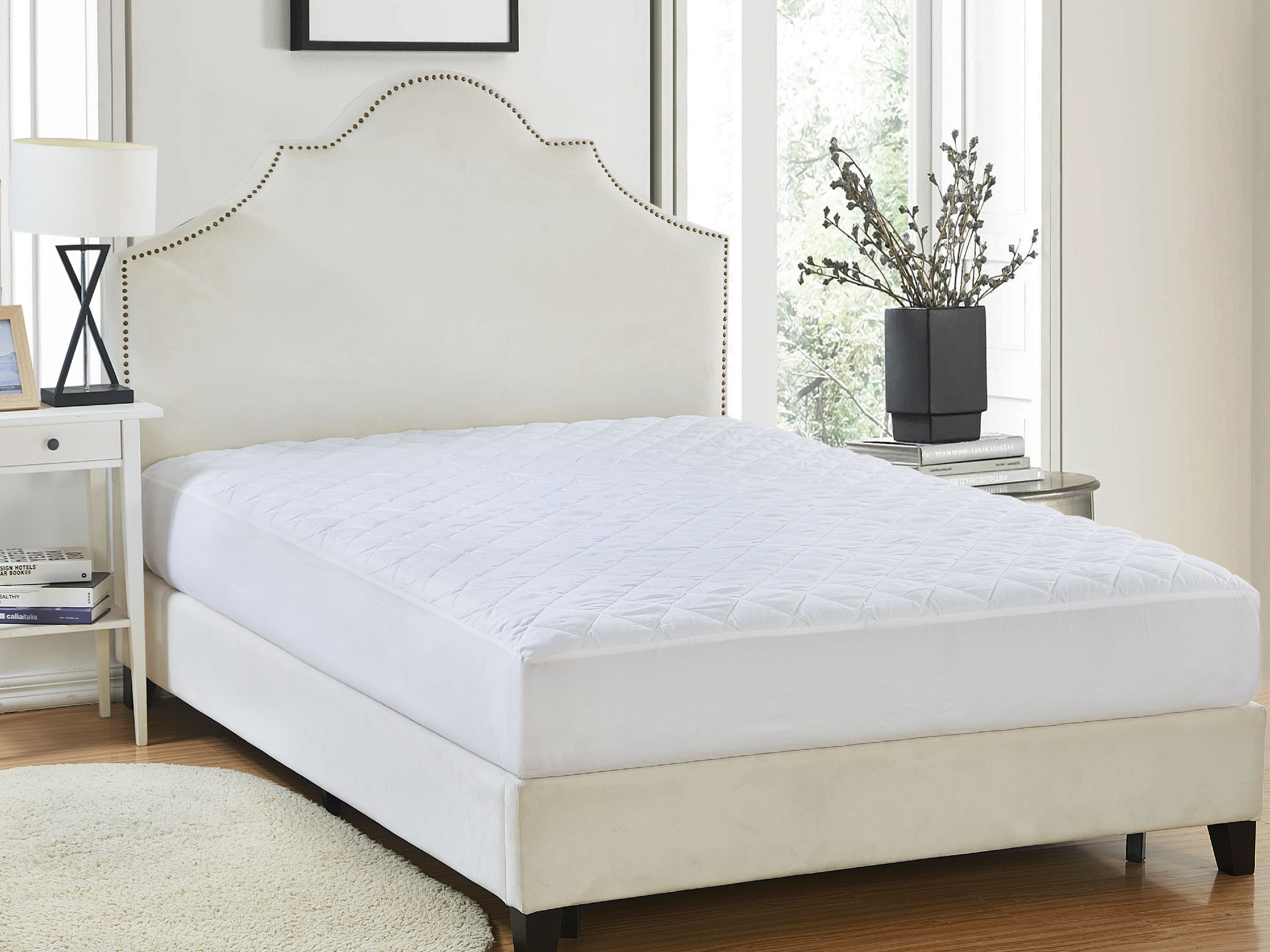 harmonized code quilted mattress pad
