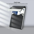 thumbnail image 7 of LQQBOX Business Card Holder, Metal Slim Business Card Case, Pocket Card Holder for Women or Men, PU Leather Business Card Holder Case RFID Blocking Name Card Holder with Magnetic Closure, 7 of 7