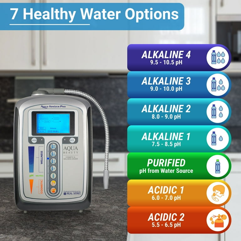 Aqua Ionizer Deluxe 5.0 Water Ionizer 7 Water Settings Home