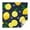 Yellow Lemon Blueberries, variant on Yellow Lemon Fruits StripedGreen Pattern Square Tablecloth,Waterproof Square Table Cover,Wipeable Spillproof Washable Table Cover for Home Kitchen Party Decor 42"X42"(107x107cm)