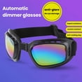 thumbnail image 1 of Meileang Lunettes de Moto Sans Éblouissement Vue Large Haute Résistance Résistantes au Sable Lunettes de Cyclisme, 1 of 7