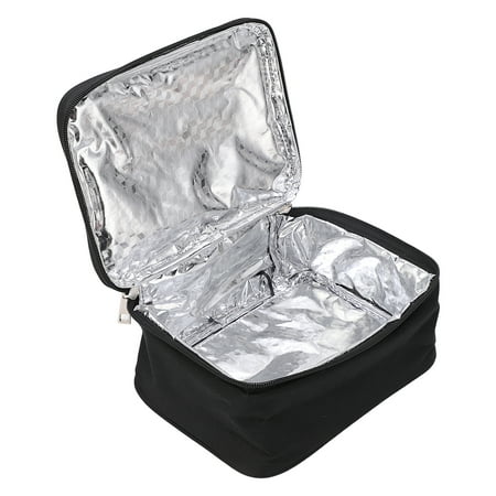 

Portable Food Warmer Glossy Opening 2 Heating Methods Easy To Lunch Bag Portable Oven For Outdoors