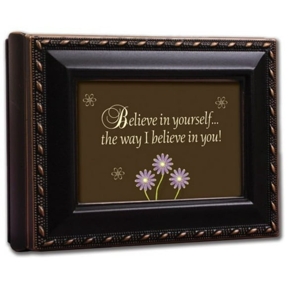 Believe in Yourself Round Keepsake Box - Perfect Friendship Gift