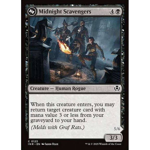 MtG Innistrad Remastered Common Midnight Scavengers #123