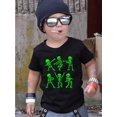 thumbnail image 1 of Halloween T-shirt -Boys' Dancing Skeleton Graphic T-Shirt - Comfortable Cotton Blend, Short Sleeve, Round Neck, Ideal for Halloween & Party Wear, Halloween T Shirt, 1 of 6