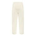 thumbnail image 6 of Domuza Sweatpants for Men Elastic Waist Wide Leg Sweatpants Classic Baggy Big and Tall Workout Pants with Pockets Khaki M, 6 of 6