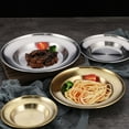 thumbnail image 6 of FONDOTIN Stainless Steel Dinner Plate Silver Round 1Pack, 6 of 7
