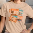 thumbnail image 3 of Smartprints Aloha Hawaii Vintage Postcard Women's T-Shirt Natural, Cotton, S, 3 of 4