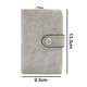 thumbnail image 4 of Cartera de moda para mujer, bolso de mano triple, bolso de moda para mujer, cartera corta esmerilada con múltiples tarjetas, pulsera con tarjetero, monedero, 4 of 4