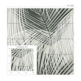 thumbnail image 4 of Lillian August  Palm Tile Peel and Stick Wallpaper 27 in. W x 18 ft. L - Ebony & Fieldstone, 4 of 7
