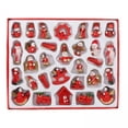 thumbnail image 1 of 2x Colgante de Navidad Navidad Santa Claus de Decoración de Navidad Adorno DIY Navidad en Caja de Hugo Árboles que cuelgan manualidades de Santa, 1 of 10
